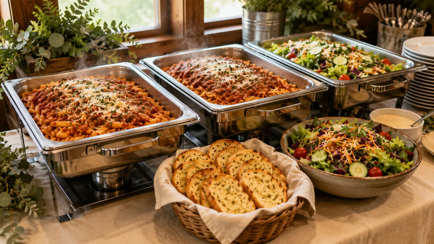 Comforting funeral reception catering buffet in Pueblo, CO