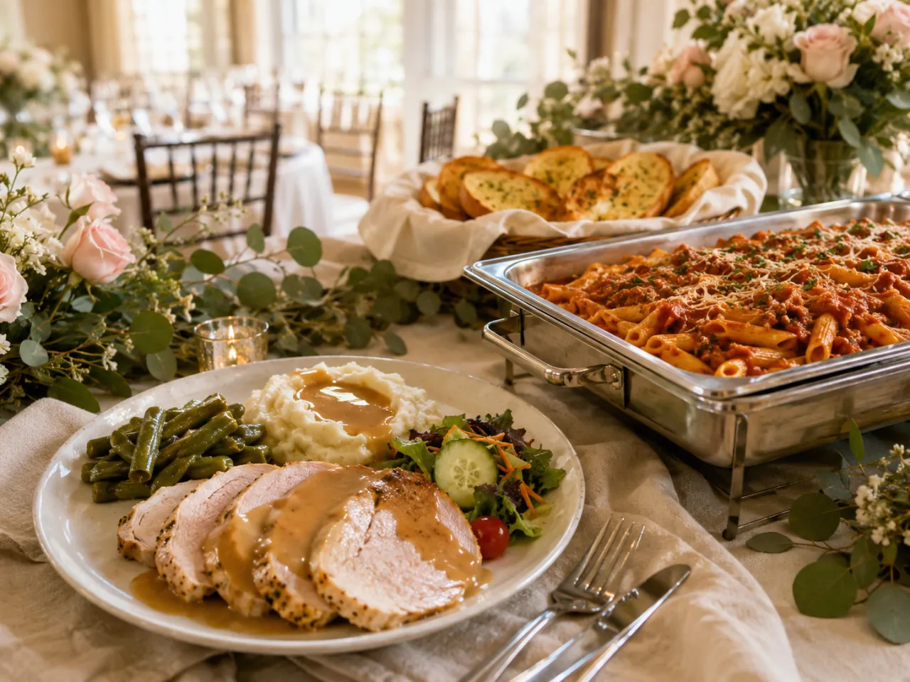 A comforting reception luncheon in Pueblo, CO