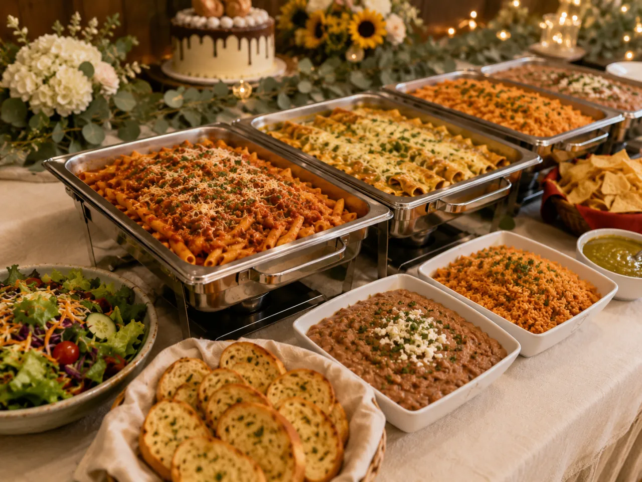Catering buffet in Pueblo, CO